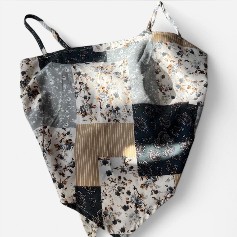 Floral Patchwork Camisole Top
